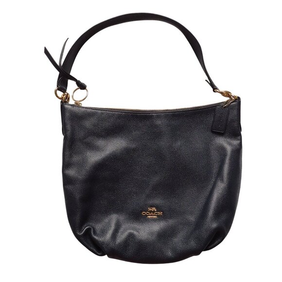 Coach Chelsea Hobo Bag in Navy Pebbled Leather High Quality Purse - Picture 11 of 11